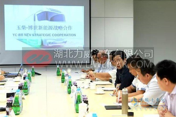 玉柴股份董事长晏平与博世柴油系统就新能源战略等话题展开了深入会谈交流