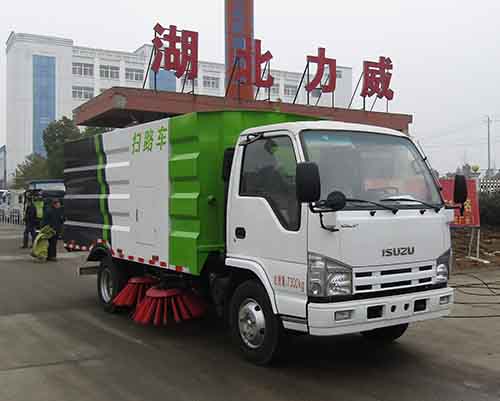 庆铃3360轴距扫路车HLW5071TSL5QL型