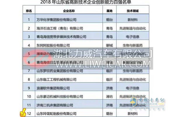 论技术创新能力,山东轮胎品牌中谁是第一?