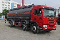 HLW5257GFW5CA腐蚀性物品罐式运输车第312批公告整车