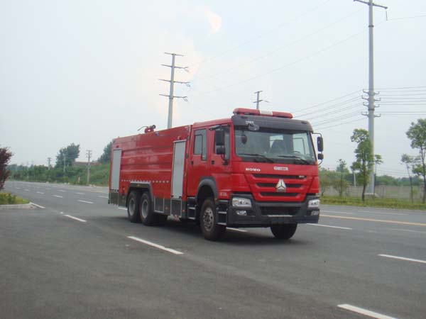 豪沃15.5方水罐消防车JDF5314GXFSG160型