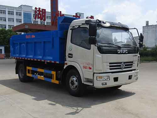 多利卡3800轴距自卸式垃圾车HLW5110ZLJ5EQ型