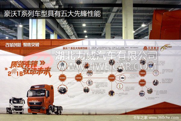 本土作战 中国重汽亮剑山东物流装备展
